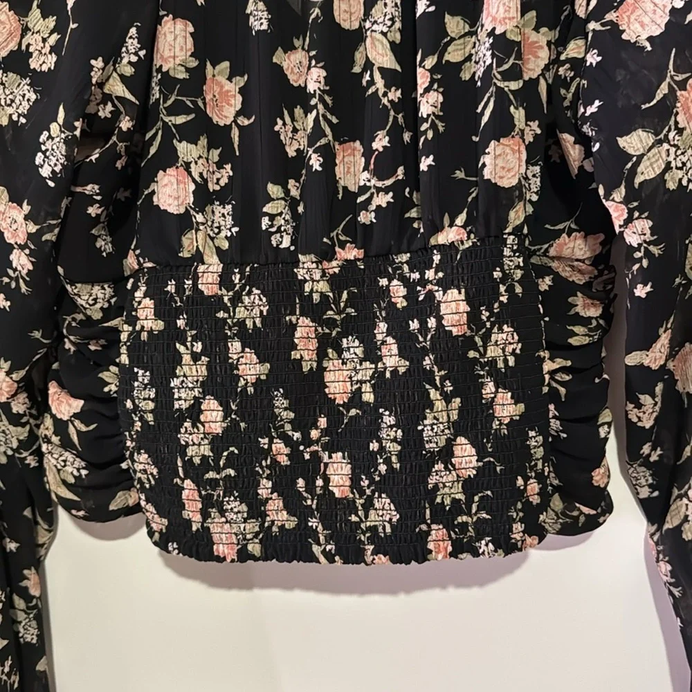 Free People Final Rose Long Sleeve Top